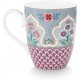 Kubek Flower Festival Scallop 350 ml Light Blue Pip Studio 51.002.309