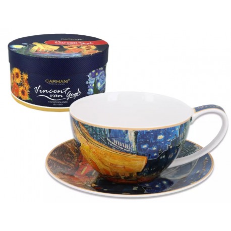Filiżanka ze spodkiem - V. van Gogh, Taras Kawiarni Nocą (CARMANI) 830-3209
