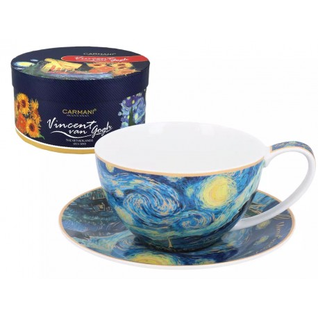 Filiżanka ze spodkiem - V. van Gogh, Gwiaździsta Noc (CARMANI) 830-3210
