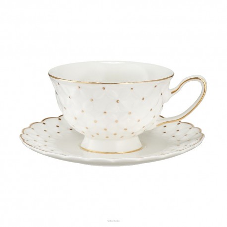 Filiżanka do kawy herbaty porcelanowa 200 ml ALEXIA VILLA ITALIA GB082