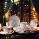 Filiżanka do kawy herbaty porcelanowa 200 ml ALEXIA VILLA ITALIA GB082