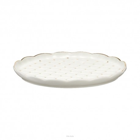 Talerzyk deserowy porcelanowy 19 cm ALEXIA GB081 VILLA ITALIA