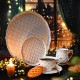 Talerzyk deserowy porcelanowy 19 cm ALEXIA GB081 VILLA ITALIA