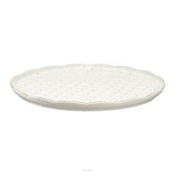 Talerz do ciasta porcelanowy 32 cm ALEXIA GB080 VILLA ITALIA