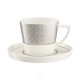 Filiżanka ze spodkiem porcelanowa 240 ml SHIRO VILLA ITALIA