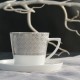 Filiżanka ze spodkiem porcelanowa 240 ml SHIRO VILLA ITALIA