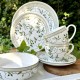 Filiżanka ze spodkiem porcelanowa 240 ml NORIKO WHITE GB125 VILLA ITALIA