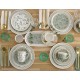 Filiżanka ze spodkiem porcelanowa 240 ml NORIKO WHITE GB125 VILLA ITALIA
