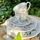 Filiżanka ze spodkiem porcelanowa 240 ml NORIKO WHITE GB125 VILLA ITALIA