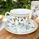 Filiżanka ze spodkiem porcelanowa 240 ml NORIKO WHITE GB125 VILLA ITALIA