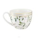 Filiżanka ze spodkiem porcelanowa 240 ml NORIKO WHITE GB125 VILLA ITALIA