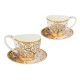 Filiżanka espresso Vanessa - G. Klimt, Drzewo życia, białe tło (CARMANI) 532-0354