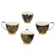 Filiżanka espresso Vanessa - G. Klimt, Drzewo życia, czarne tło (CARMANI) 532-0354