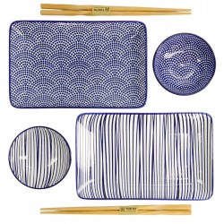 Zestaw do sushi 6 elementów dla 2 osób Nippon Blue TOKYO 17991