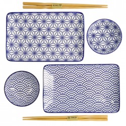 Zestaw do sushi 6 elementów dla 2 osób Nippon Blue TOKYO 15330