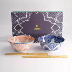 Zestaw dwóch misek do sushi KWIAT LILI 550ml  22639 TOKYO