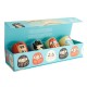 Zestaw 4 kubków 170 ml DO KAWY/HERBATY KAWAII JAPAN 21773 TOKYO