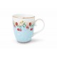 Duży kubek Cherry Blue FLORAL 350ml /Pip Studio 51.002.139