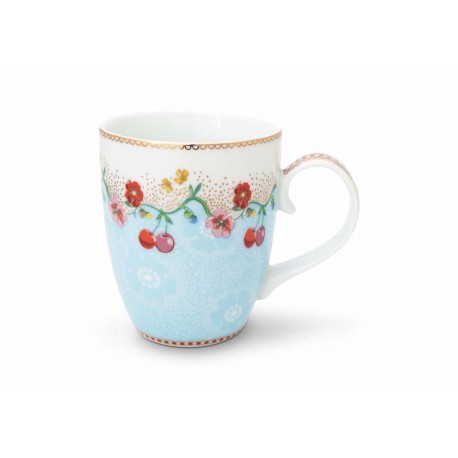 Duży kubek Cherry Blue FLORAL 350ml /Pip Studio 51.002.139