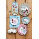 Duży kubek Cherry Blue FLORAL 350ml /Pip Studio 51.002.139