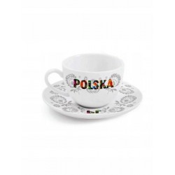 Filiżanka FOLK "Bocian" BGtech