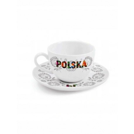 Filiżanka FOLK "Bocian" BGtech