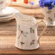 Mlecznik porcelanowy dekorowany LEDA IVORY 200 ml Villa Italia AZ096