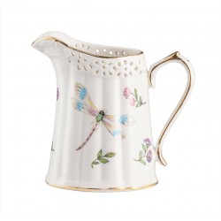 Mlecznik porcelanowy dekorowany LEDA IVORY 200 ml Villa Italia AZ096