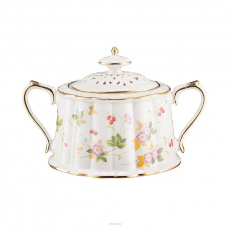 Cukiernica porcelanowa dekorowana WALENCJA Ivory AZ015