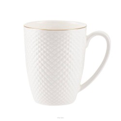 Kubek porcelanowy 350 ml BARI GOLD Villa Italia