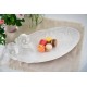 Talerz do ciasta porcelanowy 30 cm CLARA Ivory AZ126