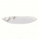 Talerz do ciasta porcelanowy 30 cm CLARA Ivory AZ126