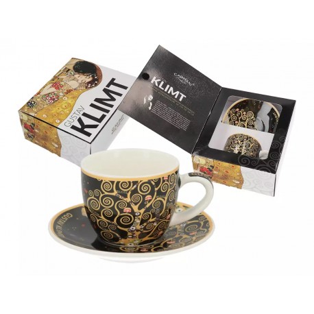 Filiżanka espresso ze spodkiem - G. Klimt, Drzewo życia (CARMANI) 532-8313