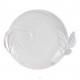Talerzyk deserowy 22 cm z motylem CLARA IVORY AZ156