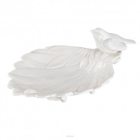 Talerzyk liść porcelanowy Miseczka dekoracyjna CLARA Ivory AZ114
