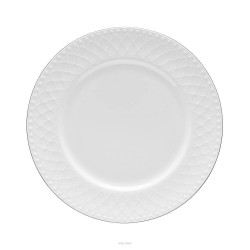 Talerzyk deserowy śniadaniowy porcelanowy 20 cm ROMA PLATIN KB732
