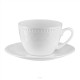 Filiżanka porcelanowa ze spodkiem 250 ml ROMA KB714
