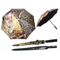 Parasol automatyczny - G. Klimt, Pocałunek i Drzewo życia (CARMANI) 021-6610