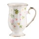 Kubek porcelanowy dekorowany złota linia 300 ml WALENCJA AZ005 Ivory