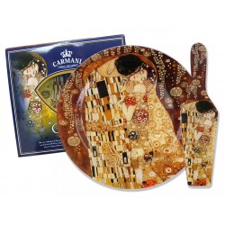 Talerz dekoracyjny z łopatką - G. Klimt, Pocałunek 198-8071