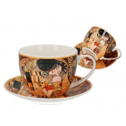 Filiżanka ze spodkiem - G. Klimt, Pocałunek (CARMANI)) 532-8201