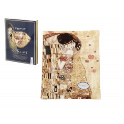 Talerz dekoracyjny - G.Klimt - Pocałunek 32x24cm (CARMANI) 198-1141