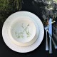 Talerz płytki porcelanowy 27 cm ROMA PLATIN KB730