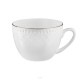 Filiżanka porcelanowa 250 ml ze spodkiem ROMA GOLD KB744