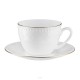 Filiżanka porcelanowa 250 ml ze spodkiem ROMA GOLD KB744