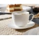 Filiżanka porcelanowa 250 ml ze spodkiem ROMA GOLD KB744