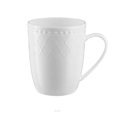 Kubek porcelanowy 350 ml ROMA WHITE KB715