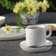 Filiżanka porcelanowa ze spodkiem 320 ml POLVERE JG434