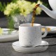 Filiżanka porcelanowa ze spodkiem 320 ml POLVERE JG434