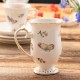 Kubek porcelanowy  300 ml LEDA IVORY AZ091
